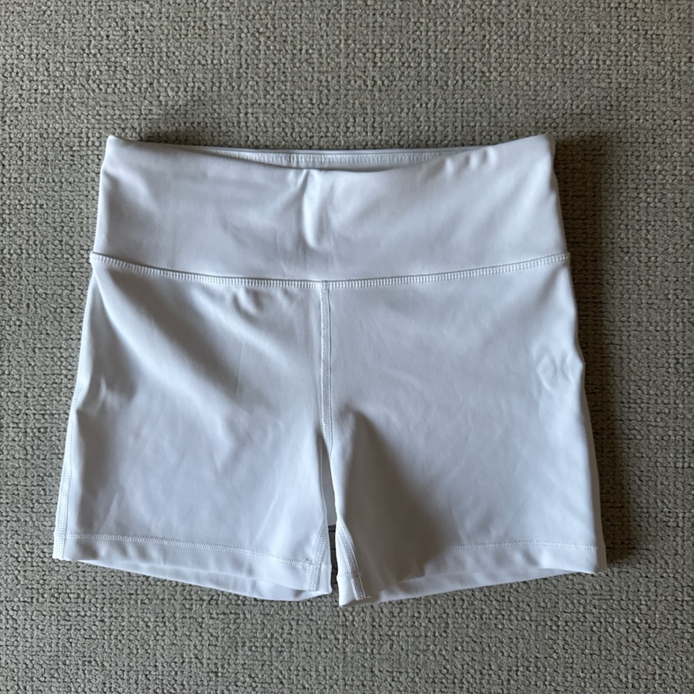 White Active Shorts